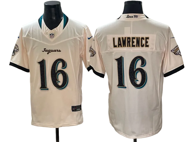 Custom Travis Hunter Natural Jaguars 2026 Rivalries Collection Limited Jersey -All Stitched