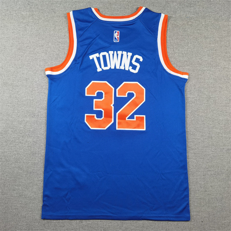 Jalen Brunson Josh Hart Karl-Anthony Towns Baskeball Jersey -All Stitched