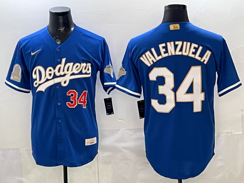 Custom Royal White 2026 Gold Collection Stadium Jersey - All Stitched