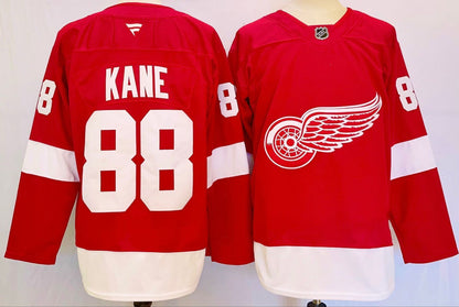 Custom 2026 Wings Home Red Premium All Stitched Hockey Jersey