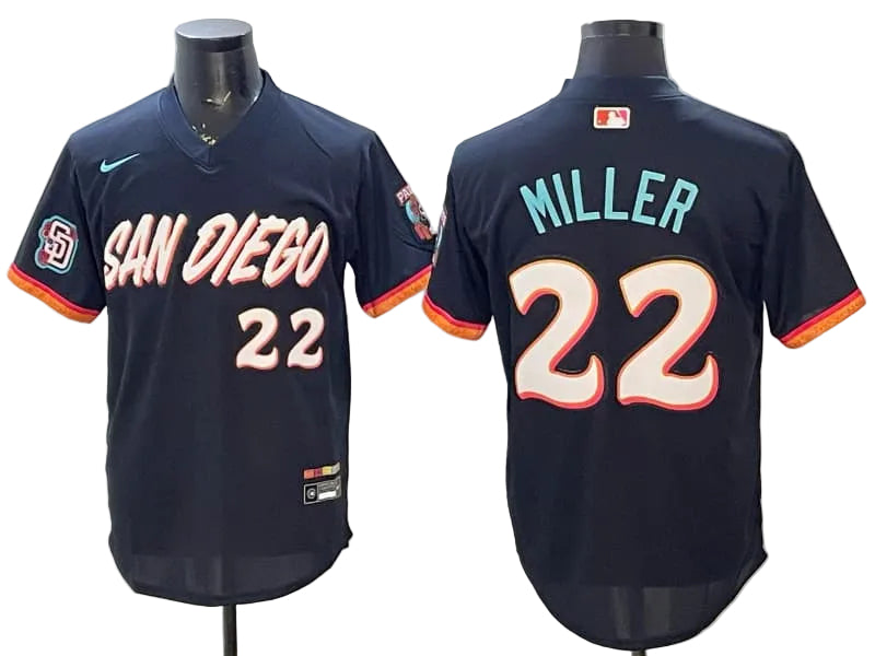 Custom Padre Obsidian 2026 City Connect Stadium Jersey - All Stitched