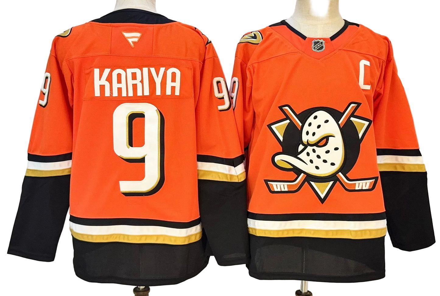 Custom 2026 Home Orange Premium All Stitched Hockey Jersey