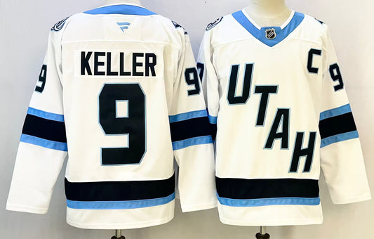 Custom 2026 Mammoth Away White Premium All Stitched Hockey Jersey