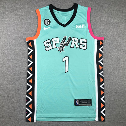 Victor Wembanyama San Antonio Spurs Baskeball Jersey -All Stitched