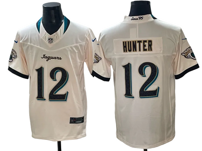 Custom Travis Hunter Natural Jaguars 2026 Rivalries Collection Limited Jersey -All Stitched