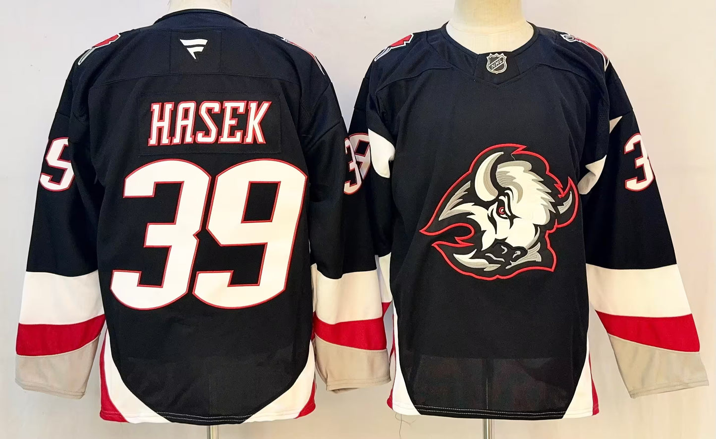 Custom 2026 Sabres Alternate Black Premium All Stitched Hockey Jersey