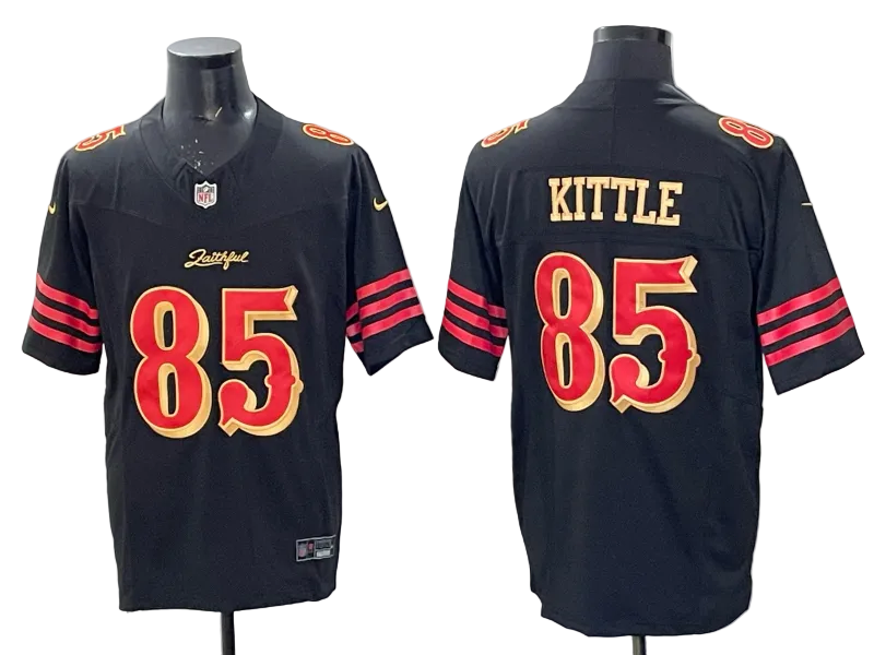 Custom Fred Warner 49ers Black Rivalries Collection Limited Football Jersey -All Stitched