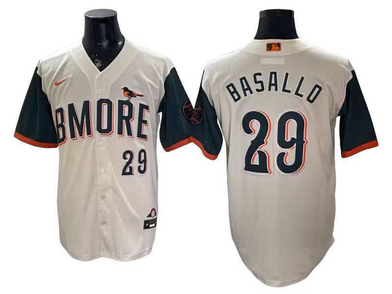 Custom Orioles Cream 2026 City Connect Stadium Jersey - All Stitched