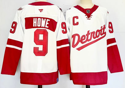 Custom 2025 Wings Stadium Series White Premium All Stitched Hockey Jersey