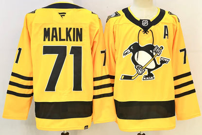 Custom 2026 Home Black Alternate Gold Premium All Stitched Hockey Jersey