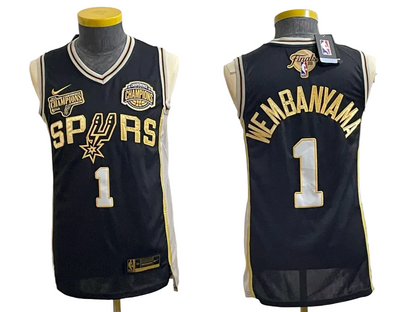 2026 OG Anunoby Jalen Brunson Josh Hart Karl-Anthony Towns Jose Alvarado Black Gold Baskeball Jersey -All Stitched