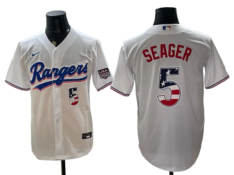 Custom USA 250 Fourth of July Baseball Jersey -All Stitched