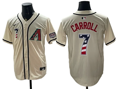 Custom USA 250 Fourth of July Baseball Jersey -All Stitched