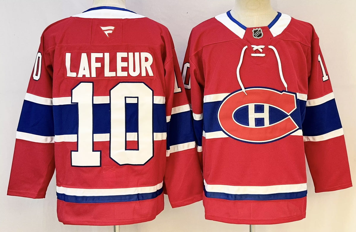 Custom Canadiens Home Red Premium Hockey Jersey -All Stitched
