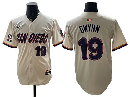 Custom Padres Cream 2026 City Connect Stadium Jersey - All Stitched