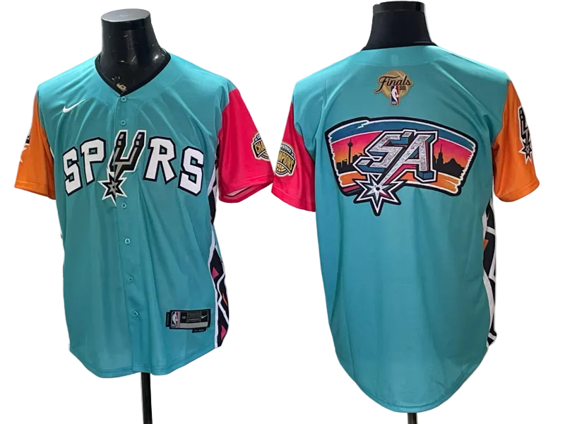 2026 San Antonio Spurs City Edition Green Baskeball Jersey -All Stitched