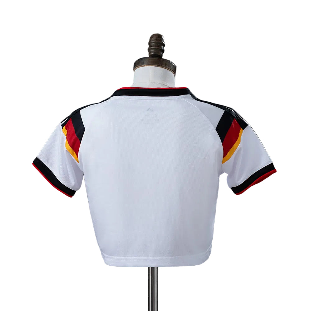Women's Germany 2026 Home White Cropped Soccer Jersey