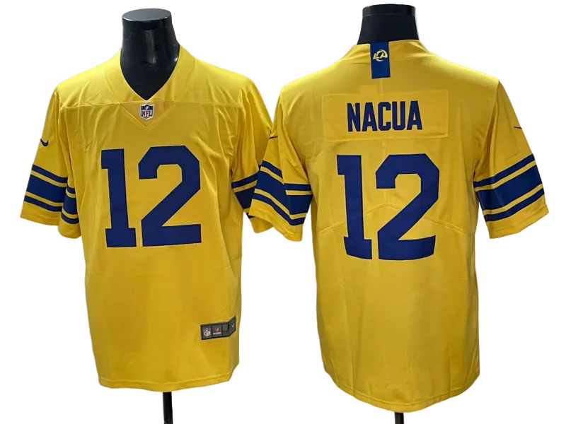 Custom Puka Nacua Rams Classic Sol 2026 Rivalries Limited Football Jersey -All Stitched