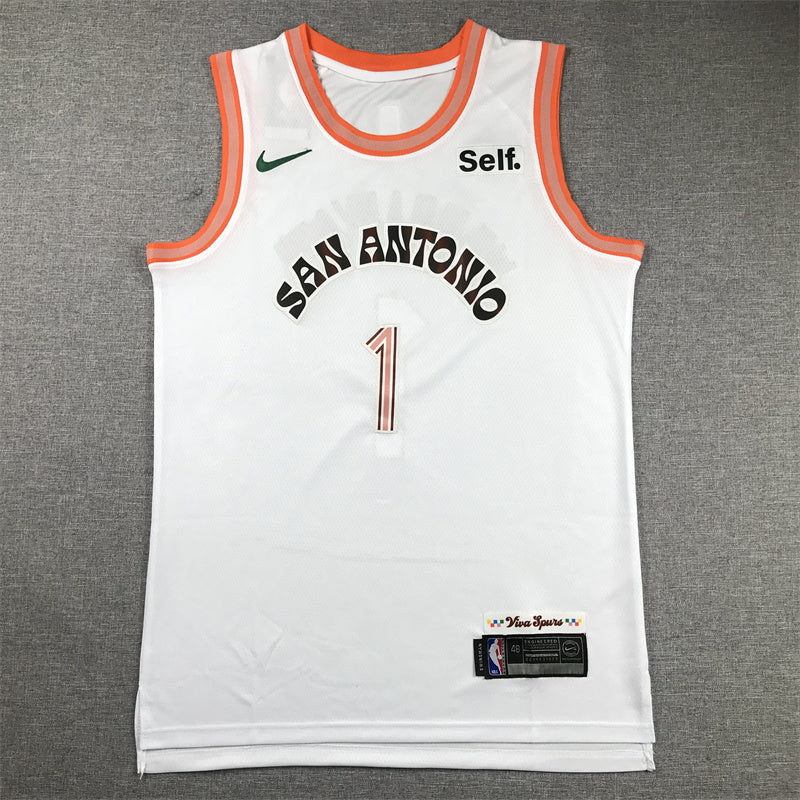 Victor Wembanyama San Antonio Spurs Baskeball Jersey -All Stitched