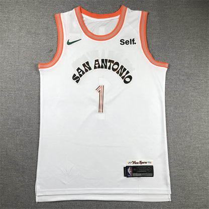 Victor Wembanyama San Antonio Spurs Baskeball Jersey -All Stitched