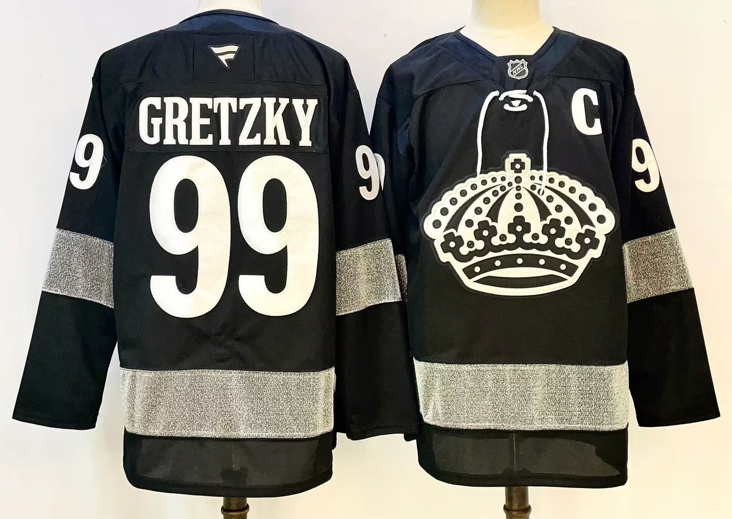 Custom 2026 Kings Alternate Black Premium All Stitched Hockey Jersey