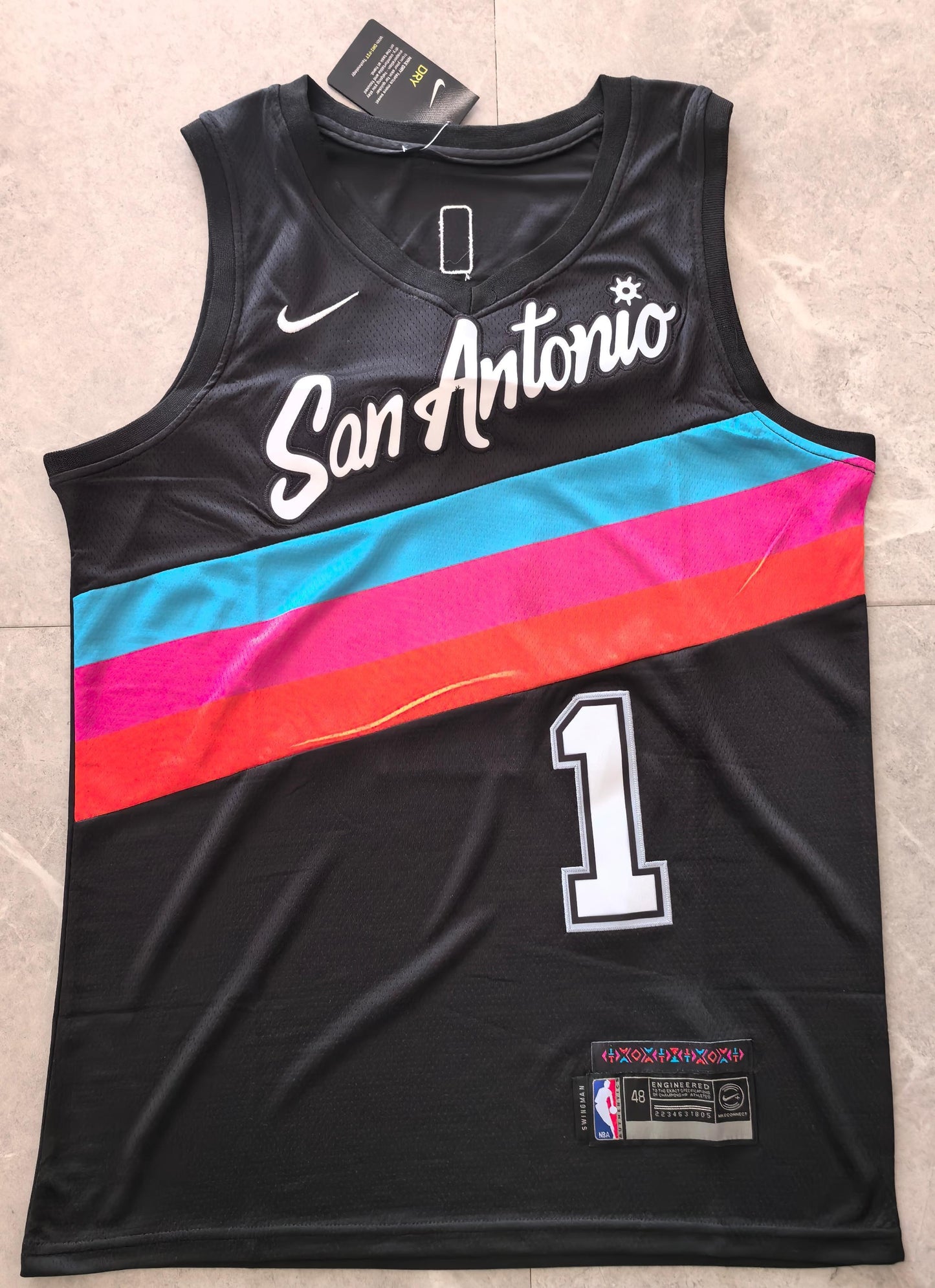 Victor Wembanyama San Antonio Spurs Baskeball Jersey -All Stitched