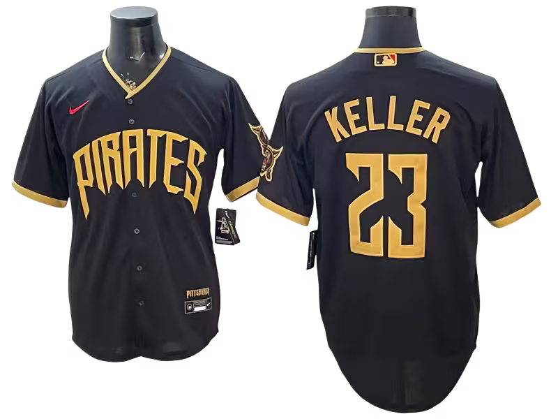 Custom Pirate Black 2026 City Connect Stadium Jersey - All Stitched