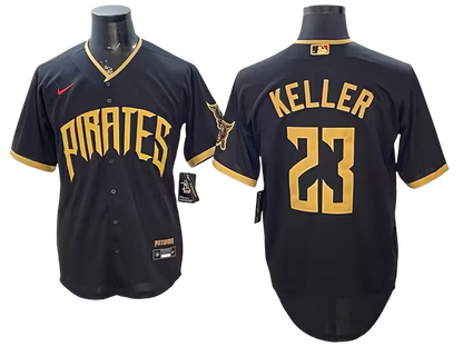 Custom Pirate Black 2026 City Connect Stadium Jersey - All Stitched