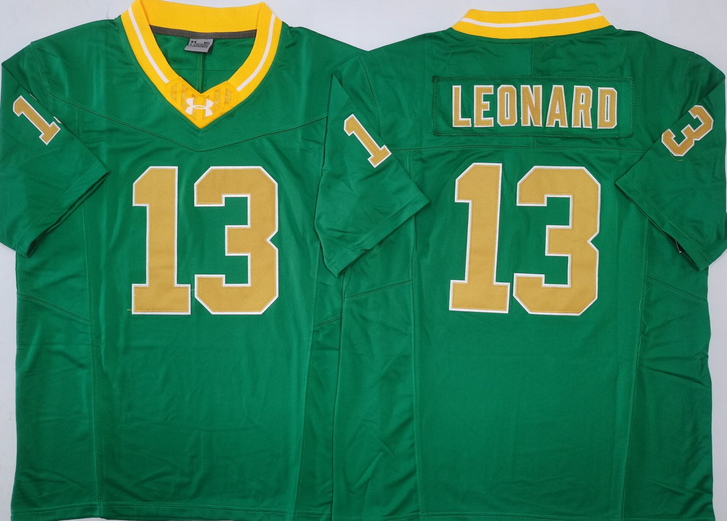 Men's CJ Carr Notre Dame Fighting Irish Vapor Jersey White Navy Kelly Green Football Jersey -All Stitched