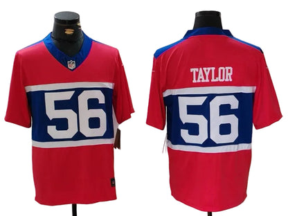 Custom Cam Skattebo Giants Alternate Century Red Limited Jersey -All Stitched