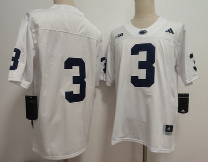Custom Rocco Becht #3 Penn State Nittany Lions White Navy 2026 Limited Football Jersey -All Stitched