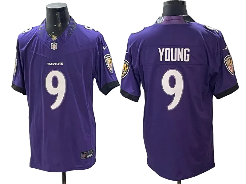 Custom 2026 Vapor Purple White Limited Football Jersey -All Stitched