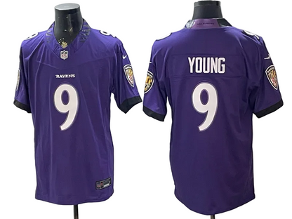 Custom 2026 Vapor Purple White Limited Football Jersey -All Stitched