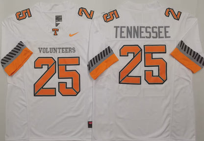 Men's Tennessee Volunteers #25 Stitched Jersey
