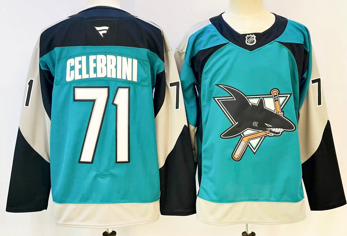 Custom Will Smith Teal Reverse Retro 2.0 Sharks Hockey Jersey -All Stitched