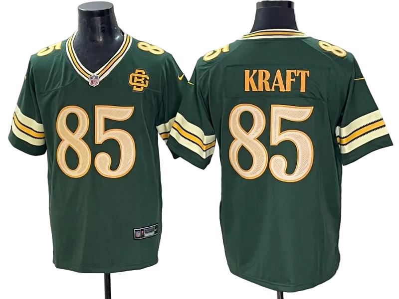 Custom 2026 Rivalries Packers Green Limited Football Jersey -All Stitched