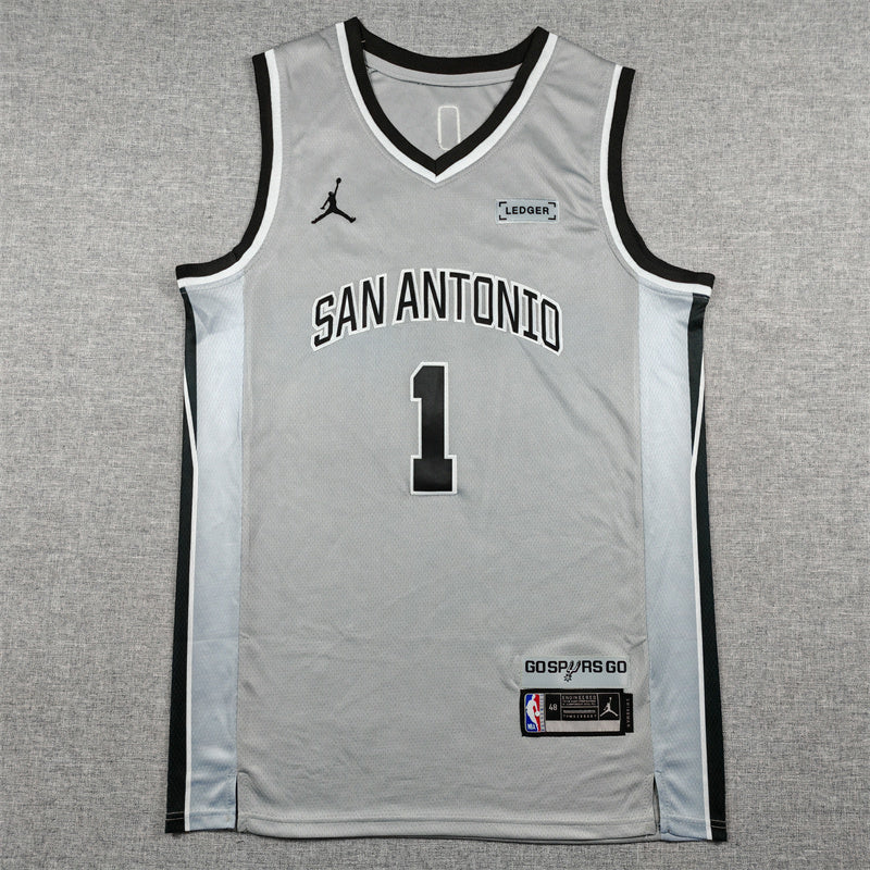 Victor Wembanyama San Antonio Spurs Baskeball Jersey -All Stitched
