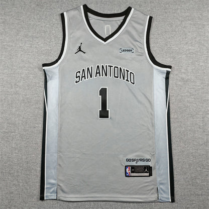 Victor Wembanyama San Antonio Spurs Baskeball Jersey -All Stitched