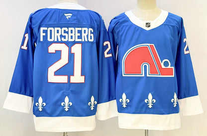 Custom Avalanche Blue Alternate Heritage All Stitched Hockey Jersey