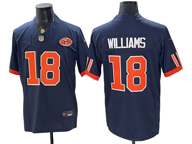 Custom 2026 Rivalries Bears Navy Vapor Limited Jersey -All Stitched