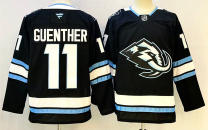 Custom 2026 Mammoth Home Black Premium All Stitched Hockey Jersey