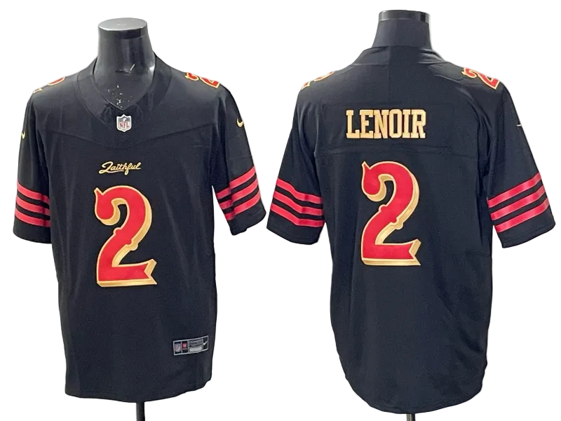 Custom Fred Warner 49ers Black Rivalries Collection Limited Football Jersey -All Stitched