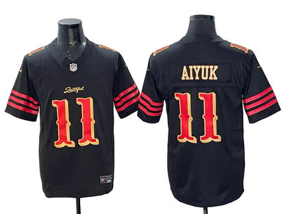 Custom Fred Warner 49ers Black Rivalries Collection Limited Football Jersey -All Stitched