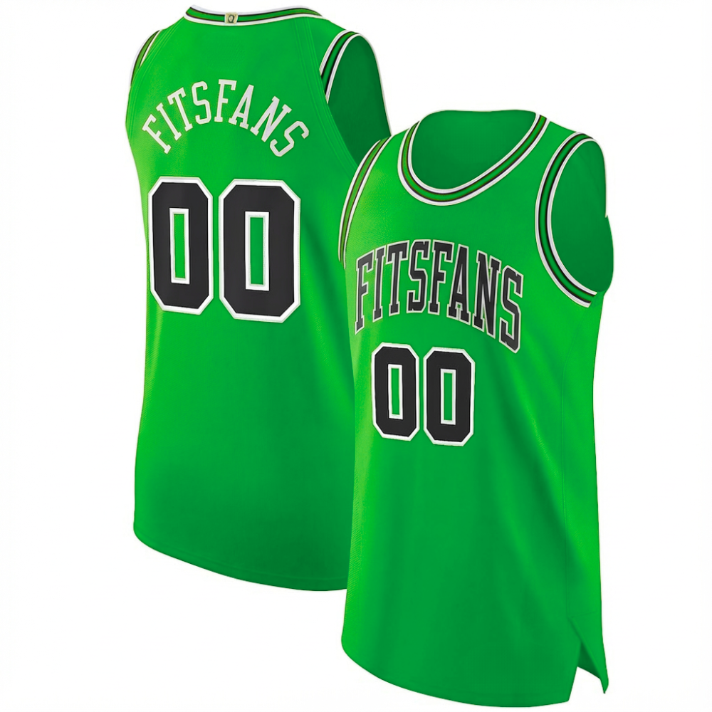 Basketball Custom Green Jersey – Icon Edition