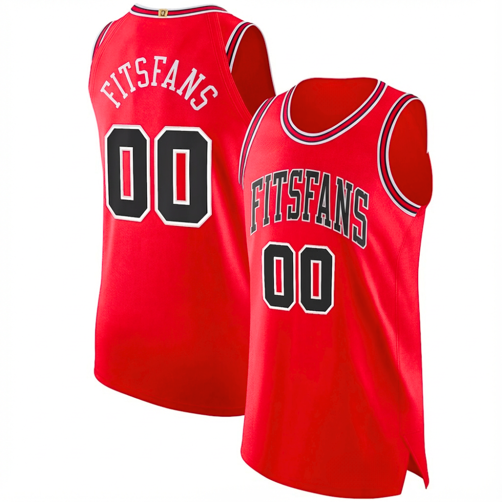 Basketball Custom Red Jersey – Icon Edition