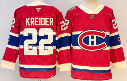 Custom Canadiens 2026 Heritage Classic Red Premium Hockey Jersey -All Stitched