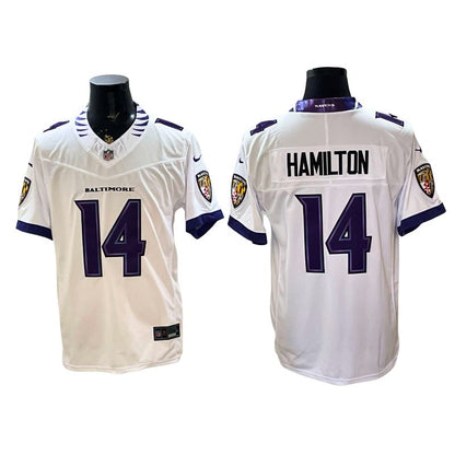 Custom 2026 Vapor Purple White Limited Football Jersey -All Stitched
