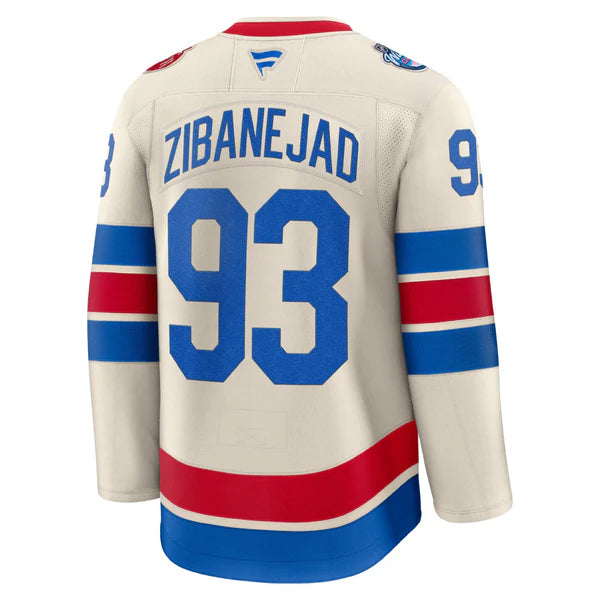 Custom 2026 Ranger Winter Classic Beige Premium All Stitched Hockey Jersey