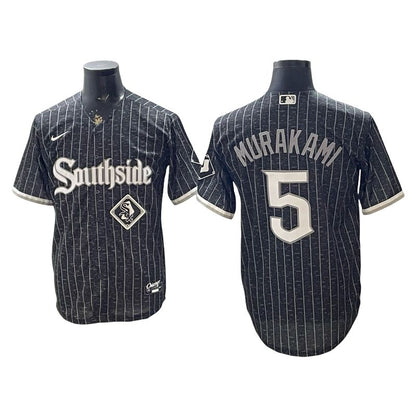 Munetaka Murakami Red Black White Gray Baseball Jersey -All Stitched