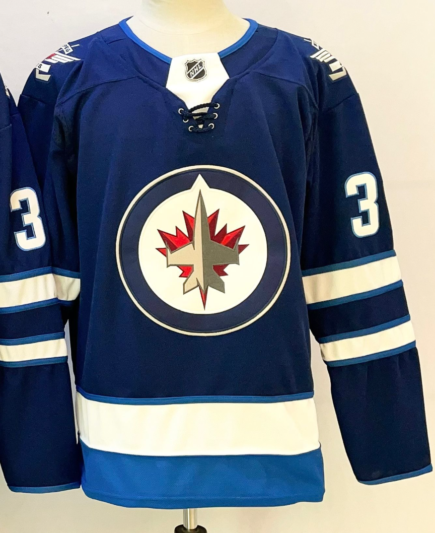 Custom Name Number Winnipeg Jets Navy Hockey Jersey -All Stitched